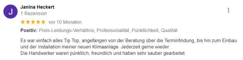 Google Bewertung Nr. 4