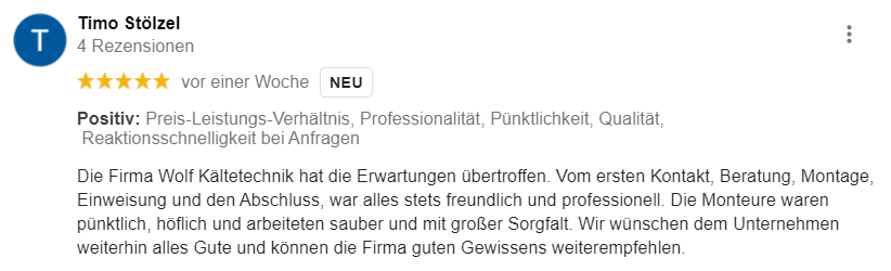 Google Bewertung Nr. 7